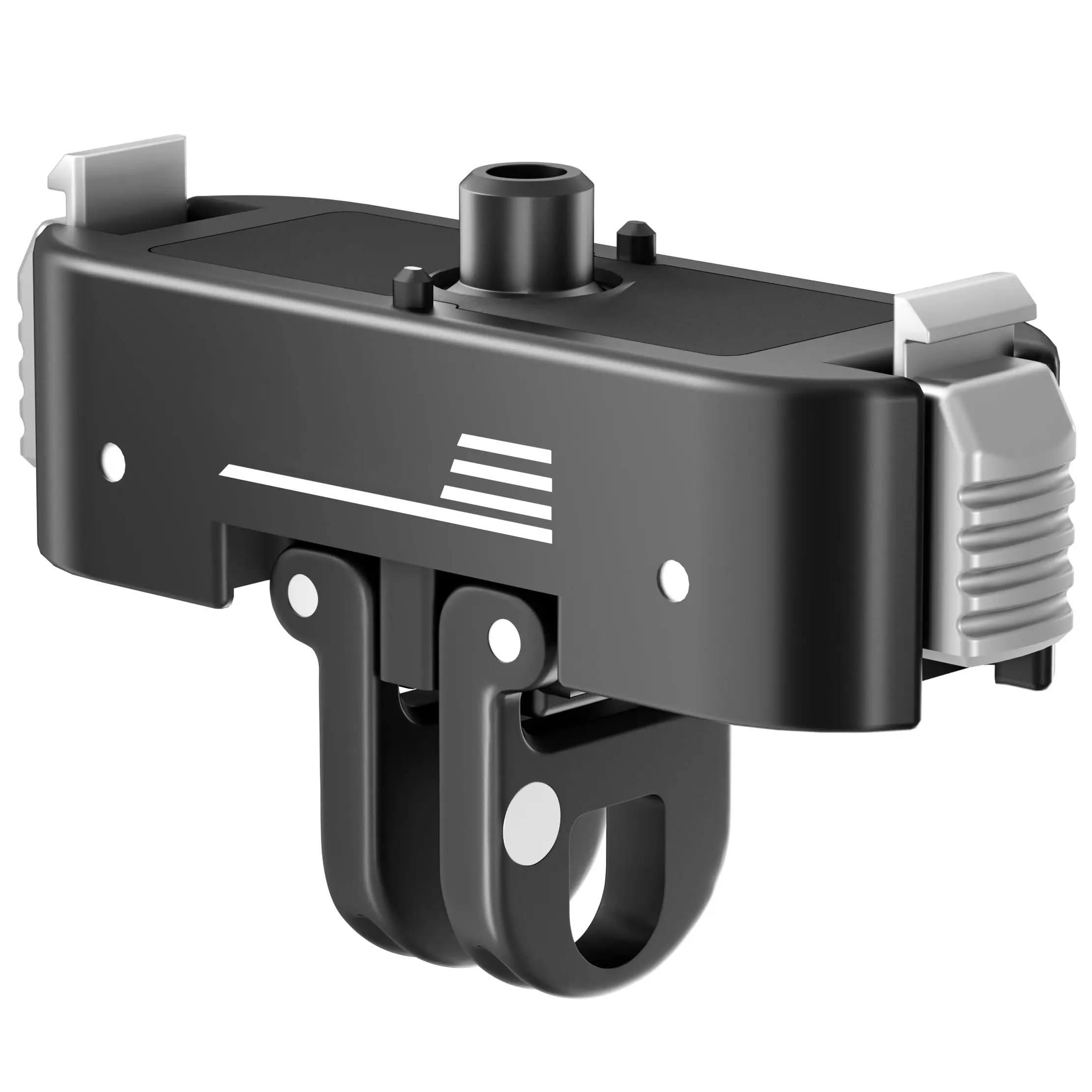 Soporte Magnético de Liberación Rápida para GoPro Hero 13 Max 2 Lit, Soporte de Aluminio con Tornillo de 1/4'' e Interfaz de Doble Garra