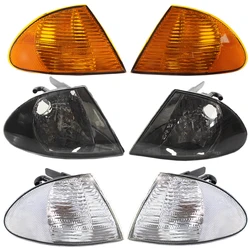 Left Right Turn Signal Blinker Side Corner Light Lamp Front Fog Light For BMW E46 2-Door 1998 - 2001 63126904299 63126904300