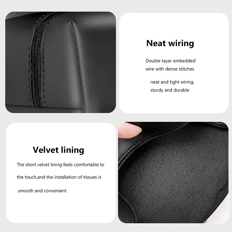 Car Tissue Organizer Bag Paper Towel Storage Box Accessories For Mazda 2 3 6 5 Atenza CX3 CX5 MX5 CX7 Axela CX30 CX90 CX60 CX50