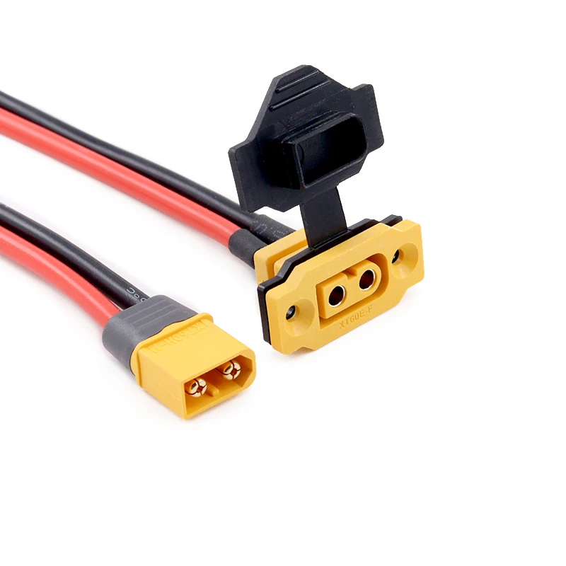 Quick Charge Xt60e-f Model Airplane Battery Gold-plated 30a High Current Female Plug Mountable Xt60 Connector