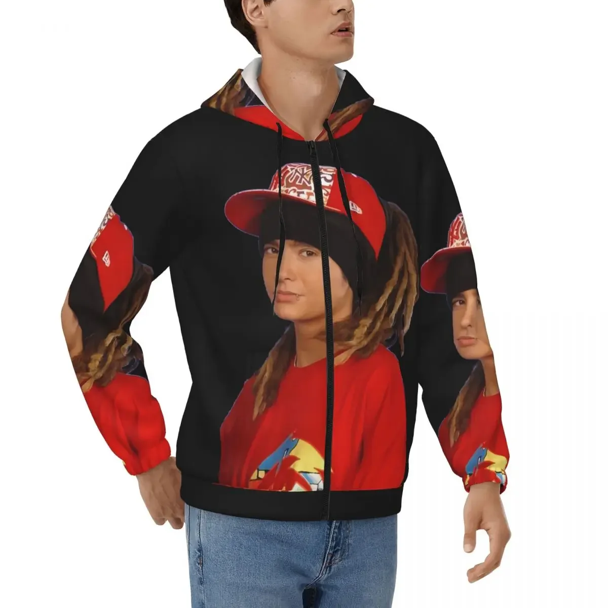 

Tokio Hotel Tom Kaulitz музыкальная группа толстовки на молнии пуловер в стиле Харадзюку осень-зима мужская женская толстовка топы с длинными рукавами