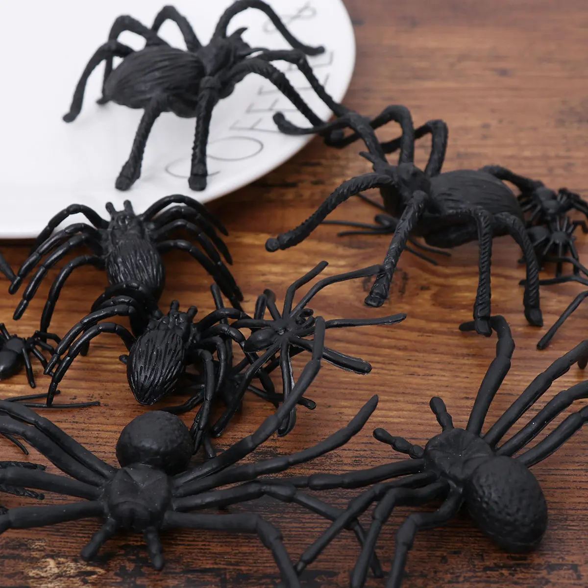 

Halloween Spider Plastic Insects Spider Toy Simulation Spider Tricky Toy
