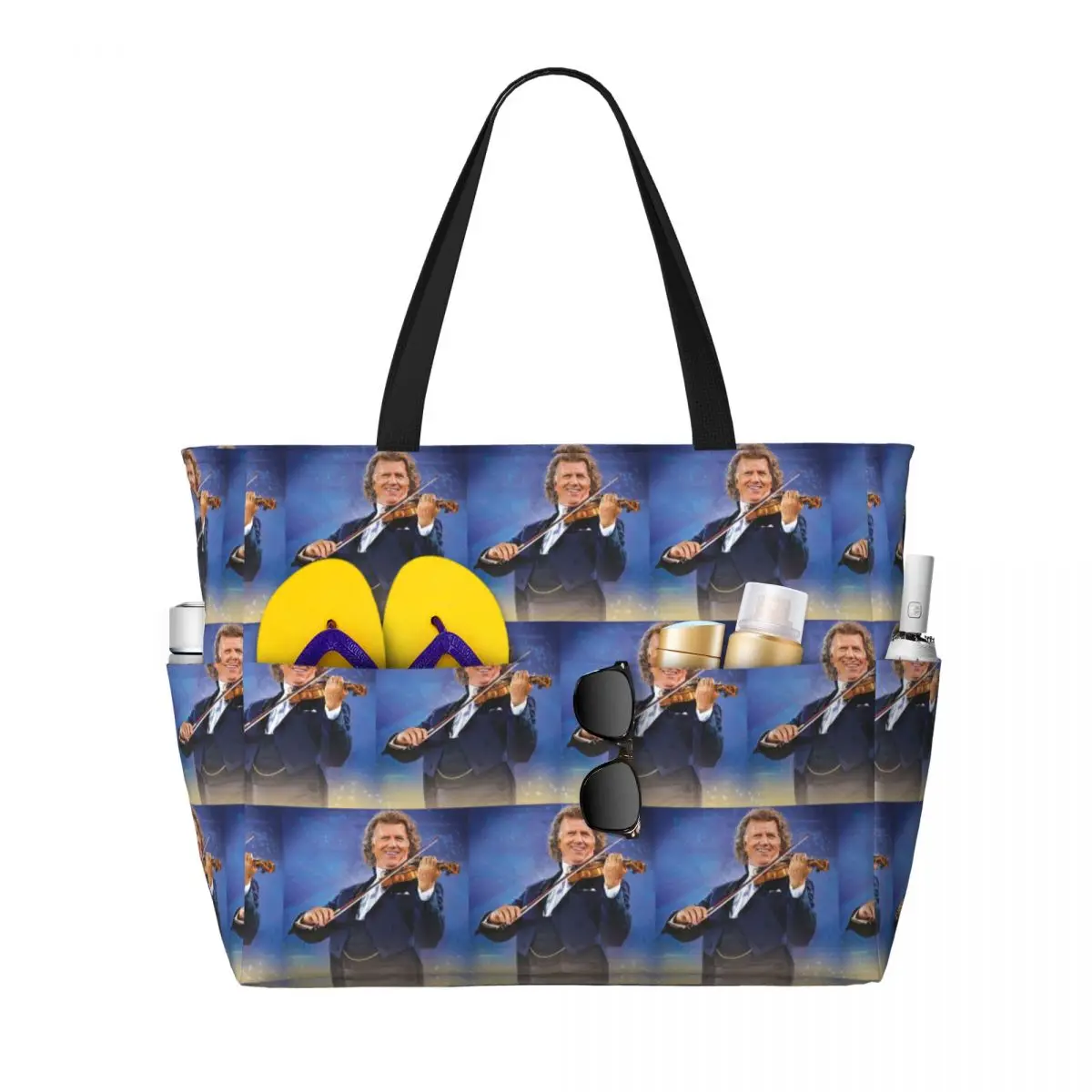 

Andre Rieu Best Of Andre Rieu Beach Tote Bag Sport Gym Yoga Duffle Large Tote Bag Women Travel Bag Fitness bag