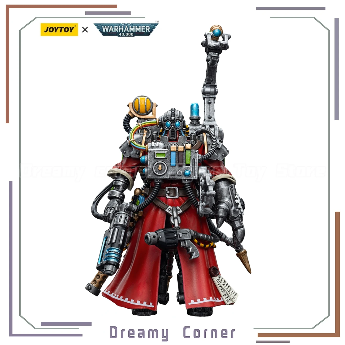

【In Stock】JOYTOY Warhammer 40K Adeptus Mechanicus Cybernetica Datasmith 1/18 Action Figure Toys Model Gift Collection