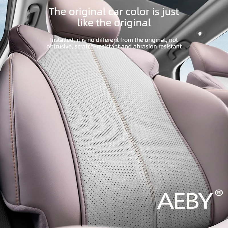 For BYD ATTO 3 Smart Driving Editio 2022-2025 Semi Cover Seat Cushion Set,Interior Accessories,All Season Universal Seat Pad