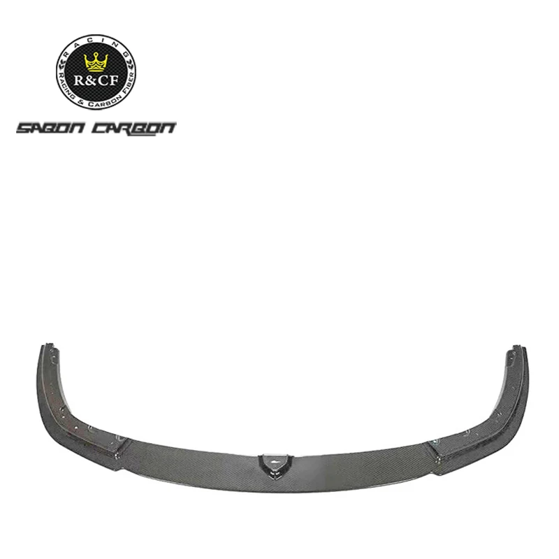 M8 Front Lip AC Style Carbon Fiber Front Lip for  F91 92 93 M8 Front Bumper Lip Splitter