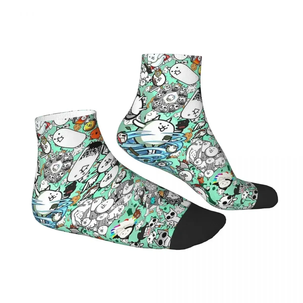 Battle Cats Socks Harajuku High Quality Stockings All Season Socks Accessories for Unisex Birthday Present