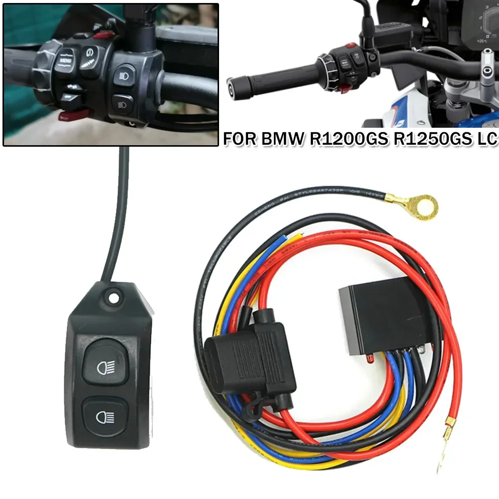 

For BMW R1200 R1250 GS Adventure R1200GS ADV F850GS F750GS Fog Light Relay Handlebar Control Button Switch Smart Wiring Harness