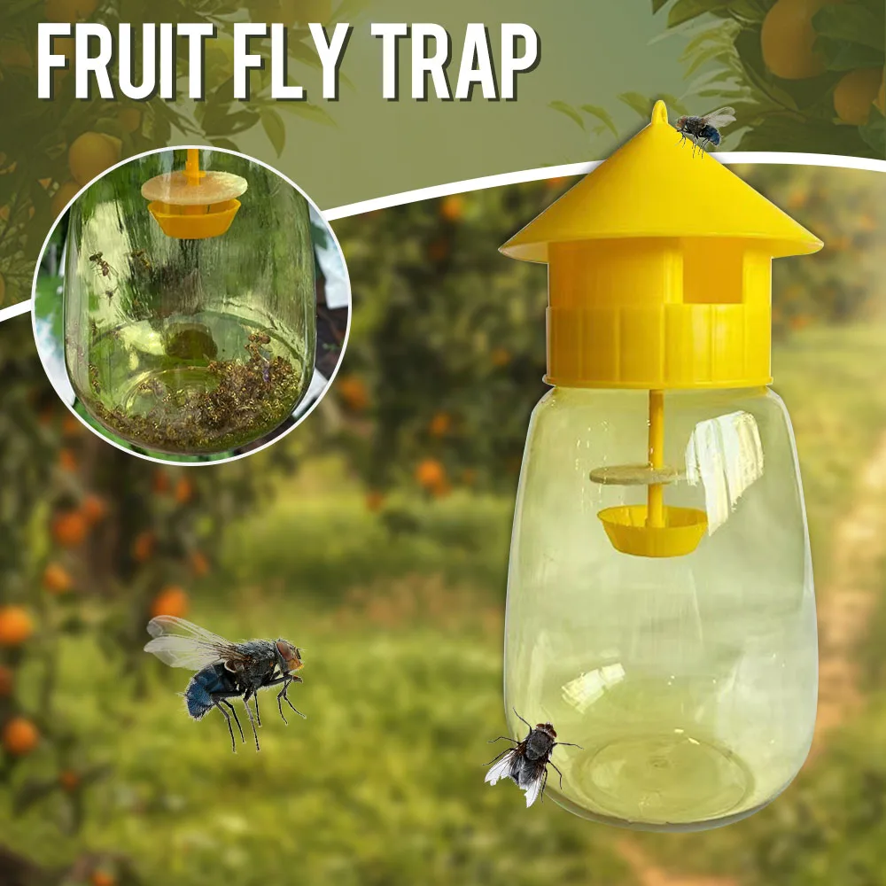 

Plastic Fruit Fly Trap Killer Drosophila Trap Anti