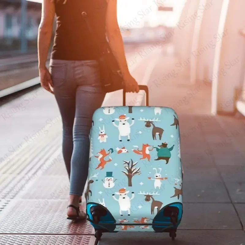 

Thick Elastic Luggage Protective Cover Zipper For 18-32 inch Bag Suitcase Cover Travel Christmas gift candies Accessories