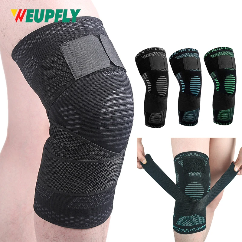   1 Stück Kniebandage Kompressionshülle für Männer & Frauen - Knieunterstützung für Laufen, Wandern, Fitness, Arthrose-Schmerzlinderung - Atmungsaktiv