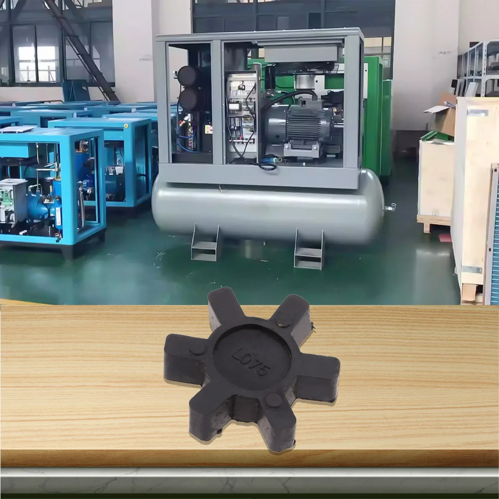 

Lovejoy L-Jaw Coupling Rubber Spider Insert Efficient Power Transmission Enhanced Stability Machinery Components