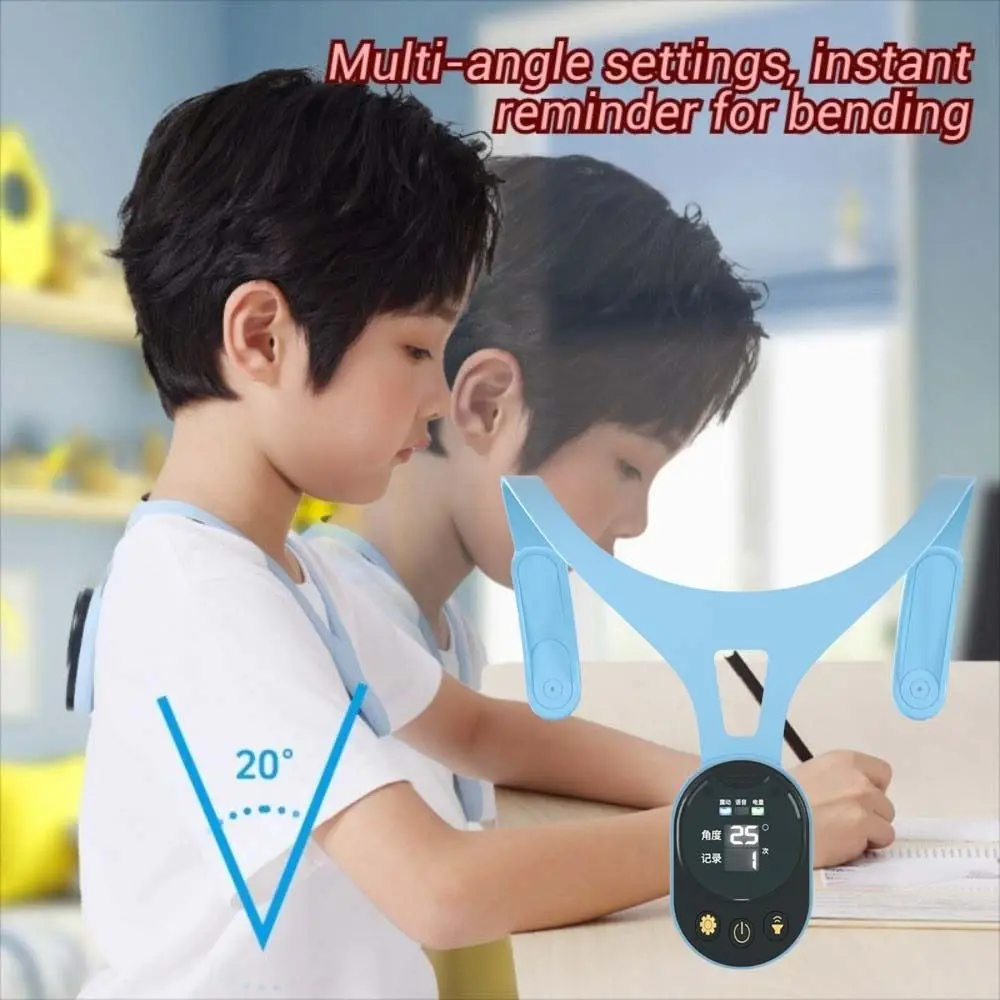 Realtime Smart Posture Trainer Device Vibration Reminder Rechargeable Back Posture Support Portable Scientific