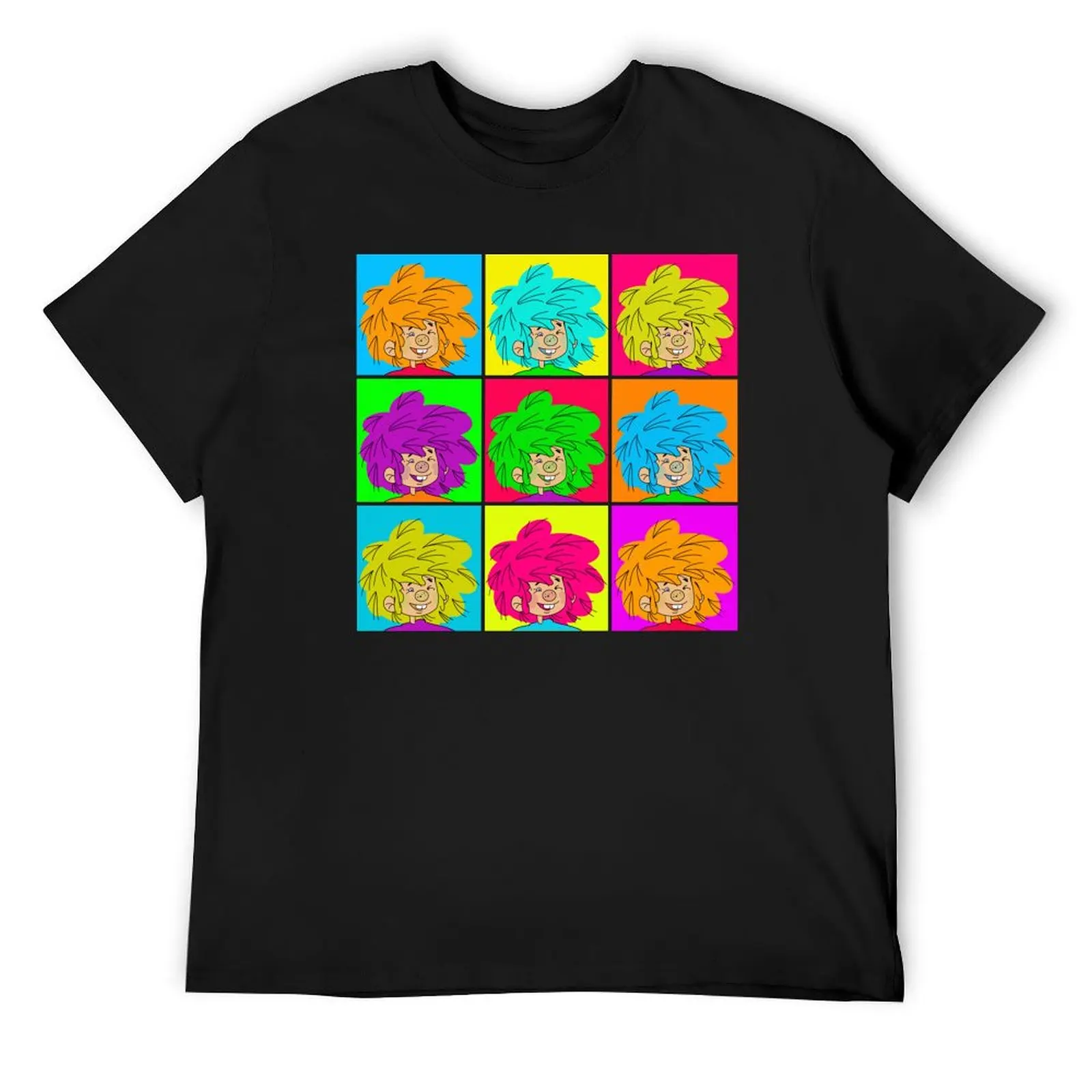 

Warhol inspired iconic Pumuckl T-Shirt plus size tops Man t-shirt Anime t-shirt fitted t shirts for men