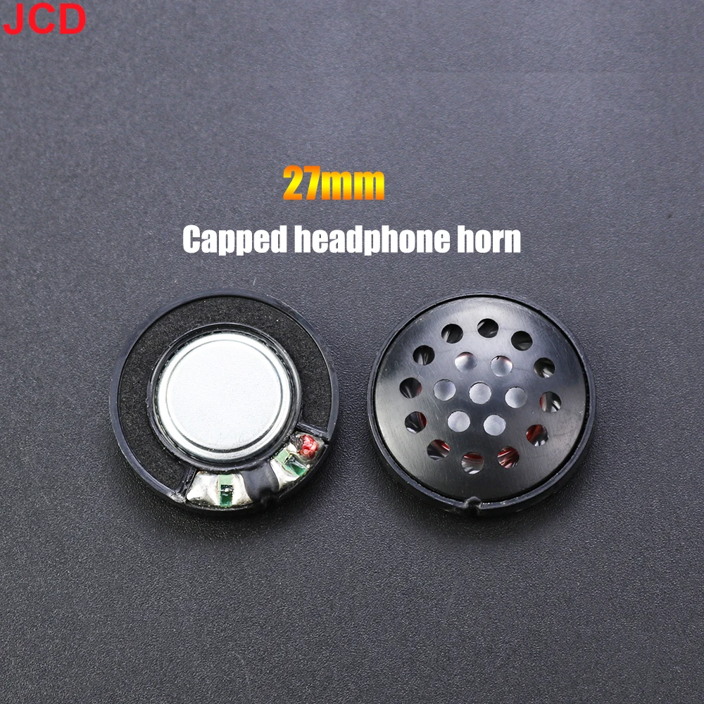 JCD 1pcs 27mm 30mm 40mm 50mm Driver Hifi Bluetooth White Magnetic Headphone Speaker High-end Earphone Diy Loudspeaker  Parts