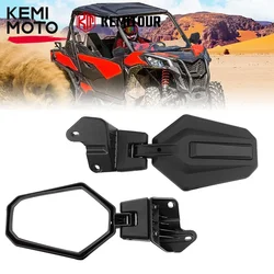 Kemimoto-Can am maverick sport Trail 1000 1000r max 800 800rシェルター用の調整可能な折りたたみ式リアビューサイドミラー、715003639