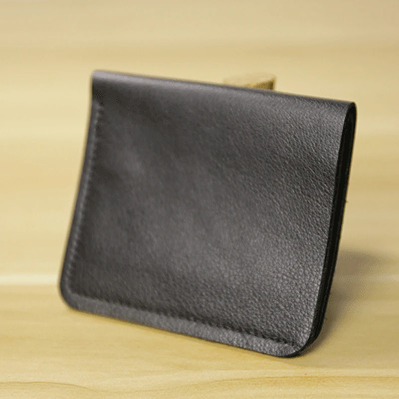 Ultra Thin Mini Wallet Wallet Luxury Men's Leather Leather Slim Bag Money Holder I Clip Original Man Mens Bifold Genuine For Sef