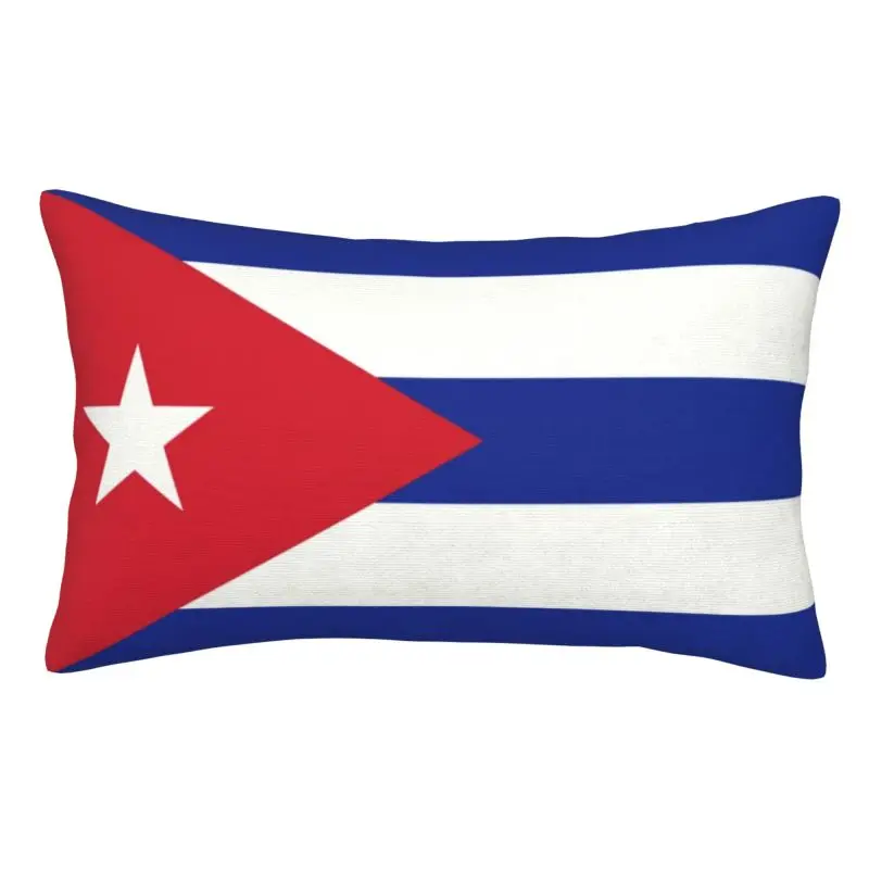 Custom Flag Of Cubas Pillowcase Cuban Patriotic Nordic Cushion Cover Soft Pillowcase