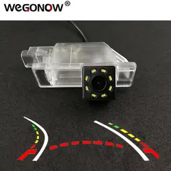 HD Wireless Car CCD Rückfahr kamera Fisheye 4 8 12 LED dynamische Nachtsicht für Peugeot 301 408 508 2013 2014 Citroen C5 C4