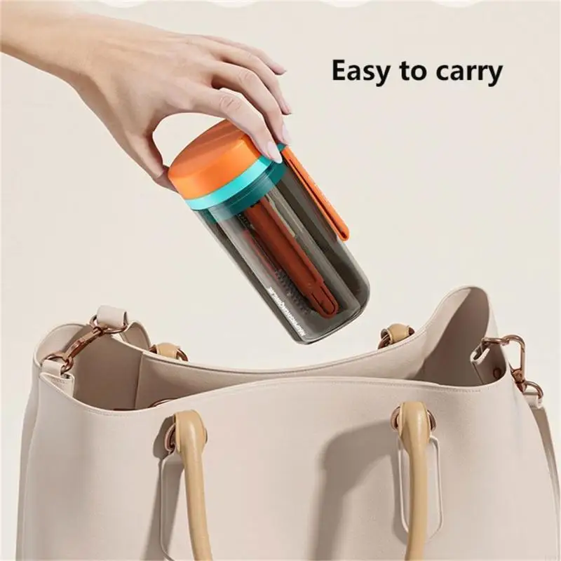 

F19F Handy Baby Bottle Cleaning set with Drying Rack Portable Baby Bottle Washing