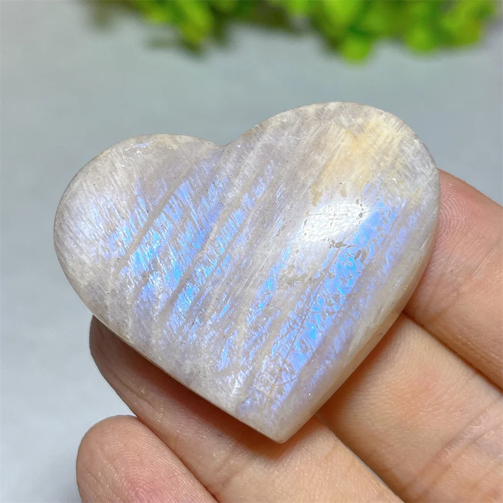 Moonstone Quartz Stone Carving Natural Crystal Gemstone Mineral Witchcraft Ornaments Reiki Decoration Energy Room Gift Home