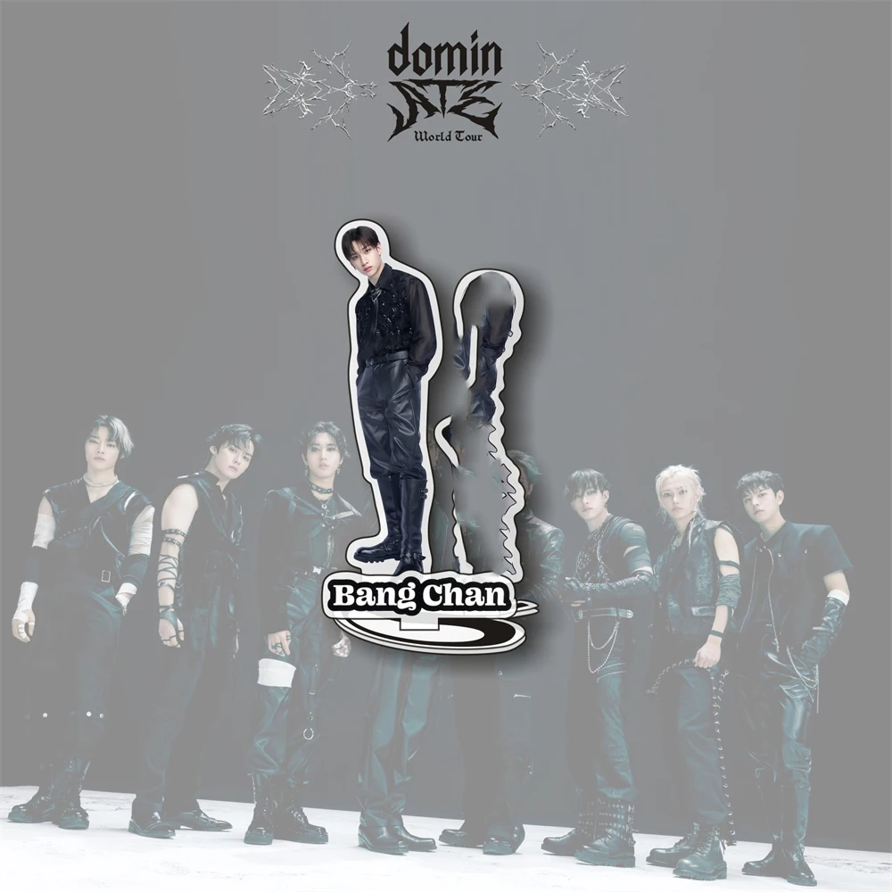 10cm KPOP Stand Figure Acrylic Model Bangchan Felix Hyunjin Bangchan Lee Know New Album ATE Series Standing Up Desktop Fans Gift