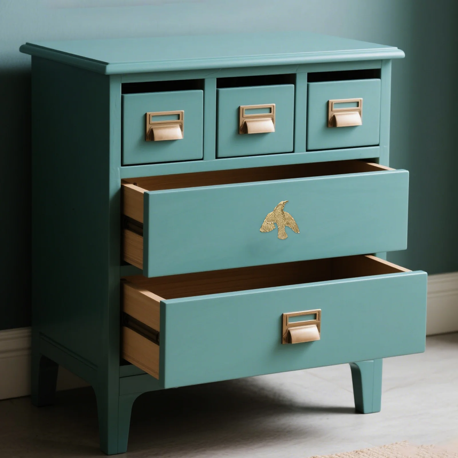 

Brass Bird Drawer Pull Vintage Style Handle for Kitchen Cabinet Wardrobe Dresser Furniture Hardware Asian Furniture