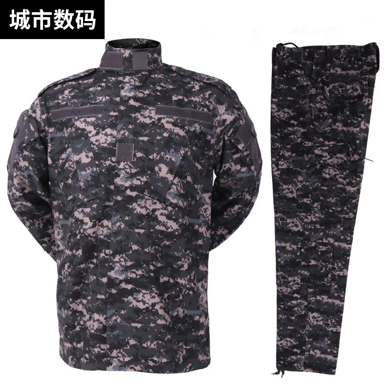 Camouflage Clothes  Training Uniform Jacket Pants Suits Outdoor CS Shooting Camping Clothi