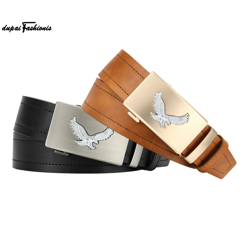 

Men Leather Belt Automatic Buckle Belt Fashion Alloy Belts Leather Luxury Belts for Men Business Luxury Designer Clothes 2PCS