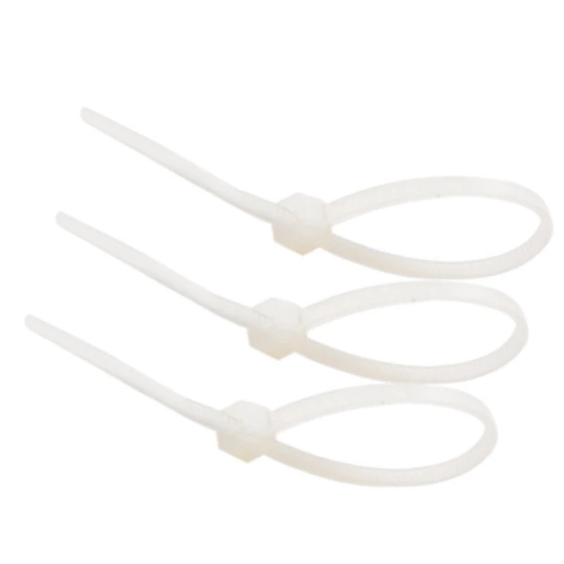 200Pcs 플라스틱 나일론 케이블 타이 자동 잠금 코드 스트랩 조정 가능한 케이블 고정 루프 홈 오피스 와이어 지퍼 타이