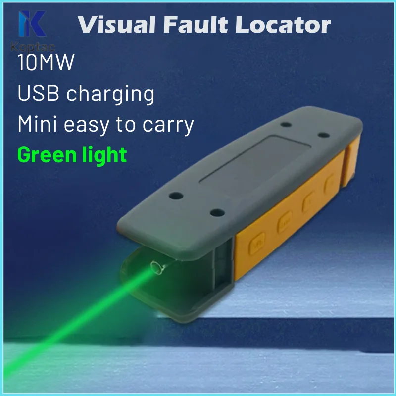 Localizador Visual de fallos VFL, bolígrafo de luz verde, probador de Cable de fibra de vidrio, prueba de Cable de fibra óptica de 10MW, novedad de