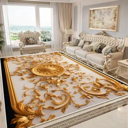 Flower 3D Carpet for Bedroom Home Decor Large Area Living Room Soft Rug Anti-Slip Lounge Bathroom Corridor Mat