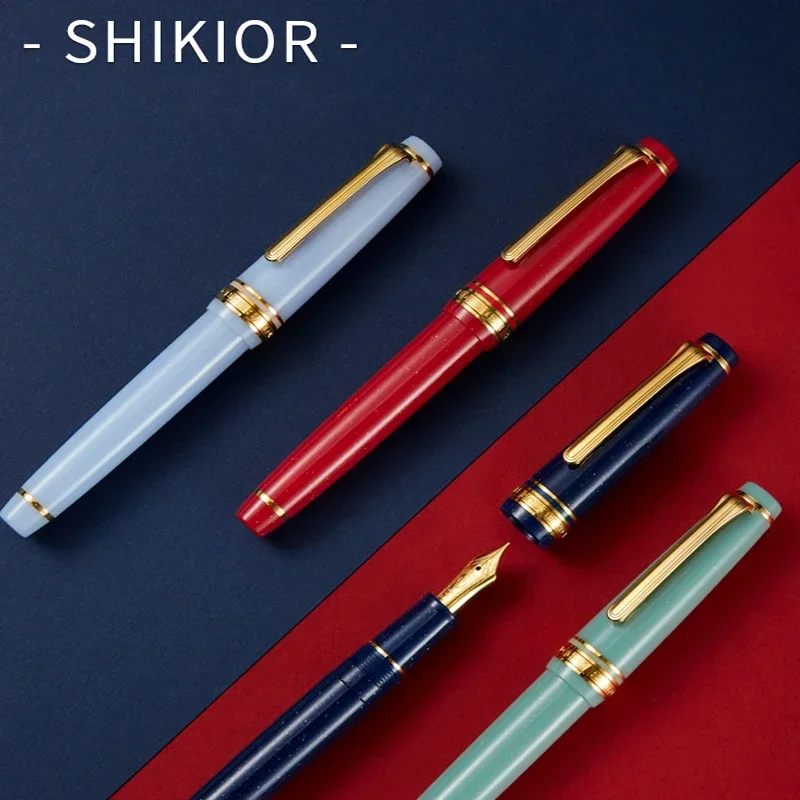 New Sailor SHIKIORI Four Season Series 14K Gold Fountain Pen Flat Top Student Gift Calligraphy Collection Nib With Ink Converter
