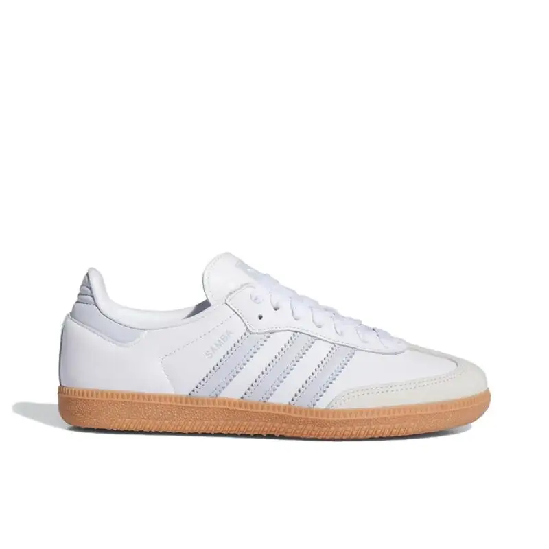 Adidas Originals SAMBA OG Comfortable, Anti Slip, Wear Resistant Low Cut Board Shoes for Men and Women in White