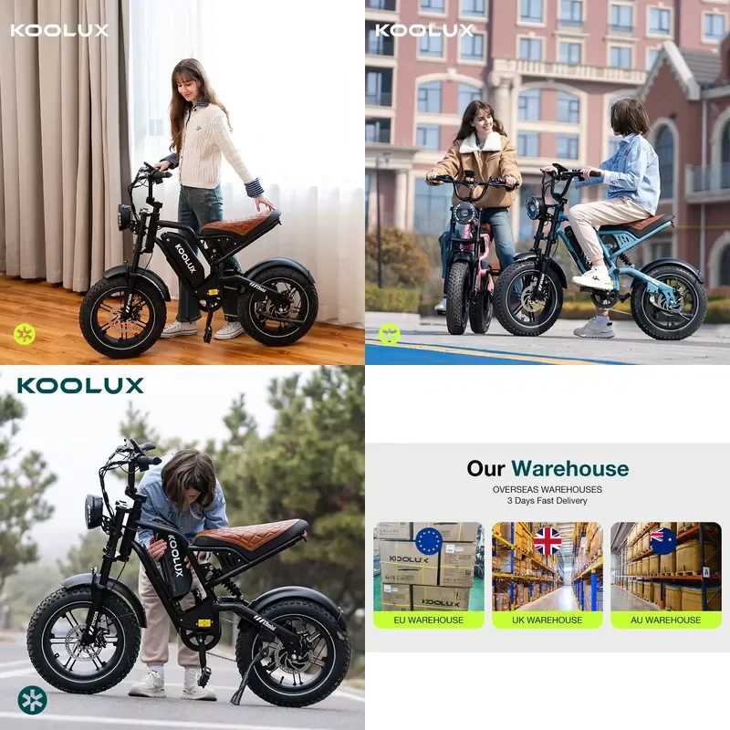 

【CHIMU HOME】 KOOLUX X9 Mini for Adults 500W Brushless Motor 16inch Tire Dual Suspension 7-Speed 48V 13Ah
