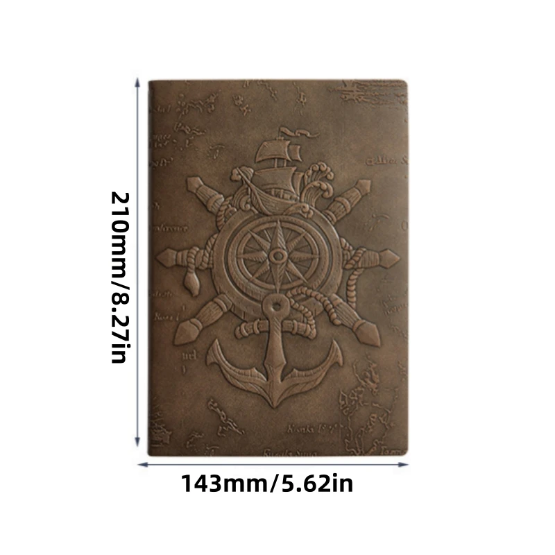 A5 Retro Notebook Thick inner pages writing notebooks memo book office account book Learning supplies student diary book gifts view 2