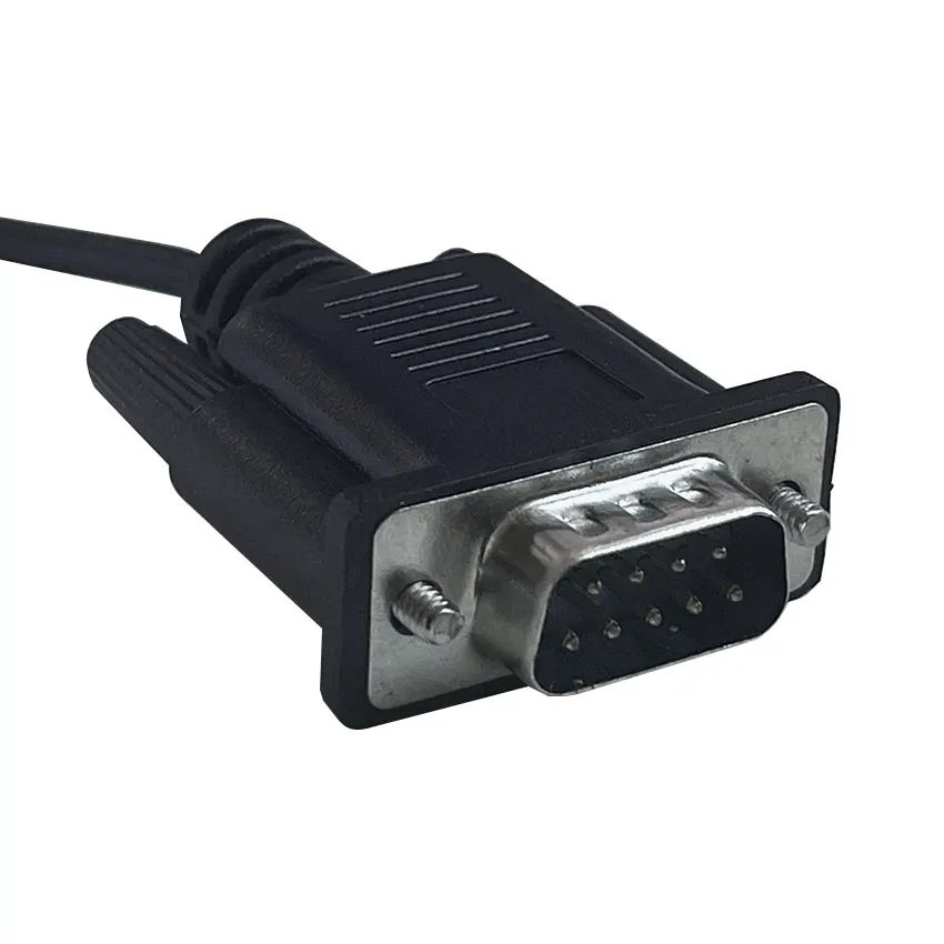 1PCS 9 Pin RS232 DB9 Female / Male TO 3.5MM / 2.5mm 3P Male Jack Adapter Serial Cable Cord 1.8M