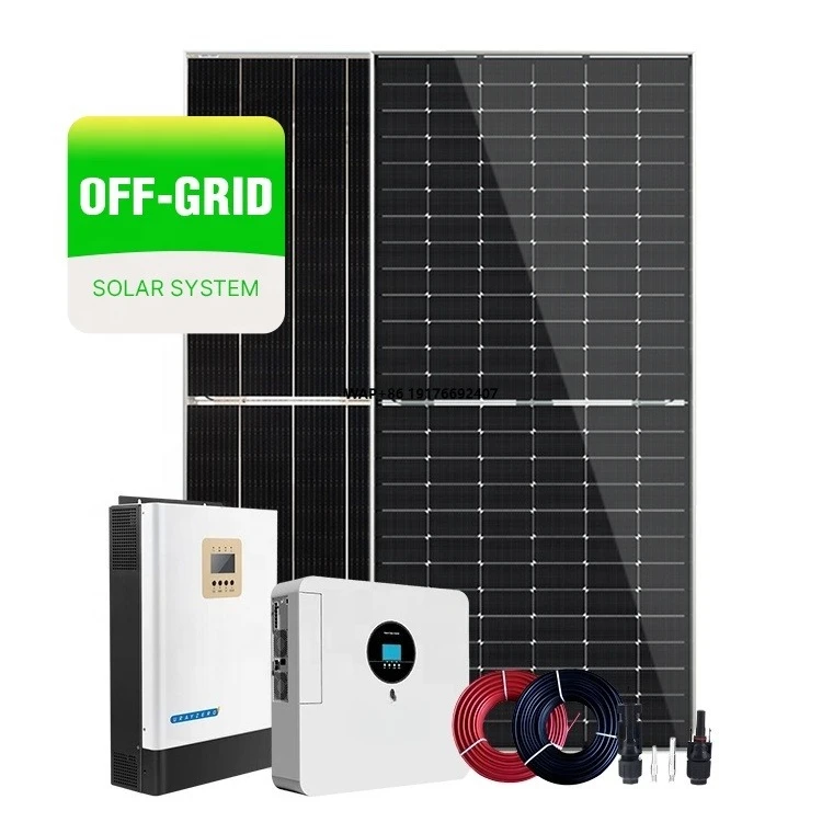 Solar Panel Hybrid System 5kw 6kw 10kw Complete System Solar Panel Home Solar System Set
