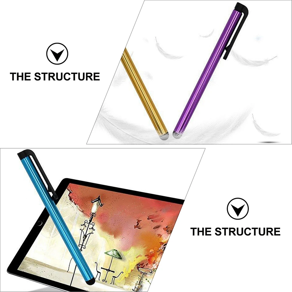 

80 Pcs Capacitive Stylus Pens Intelligent Touch Screen Fine Plastic Unique Drawing Writing Universal Tablets Accessories Screen