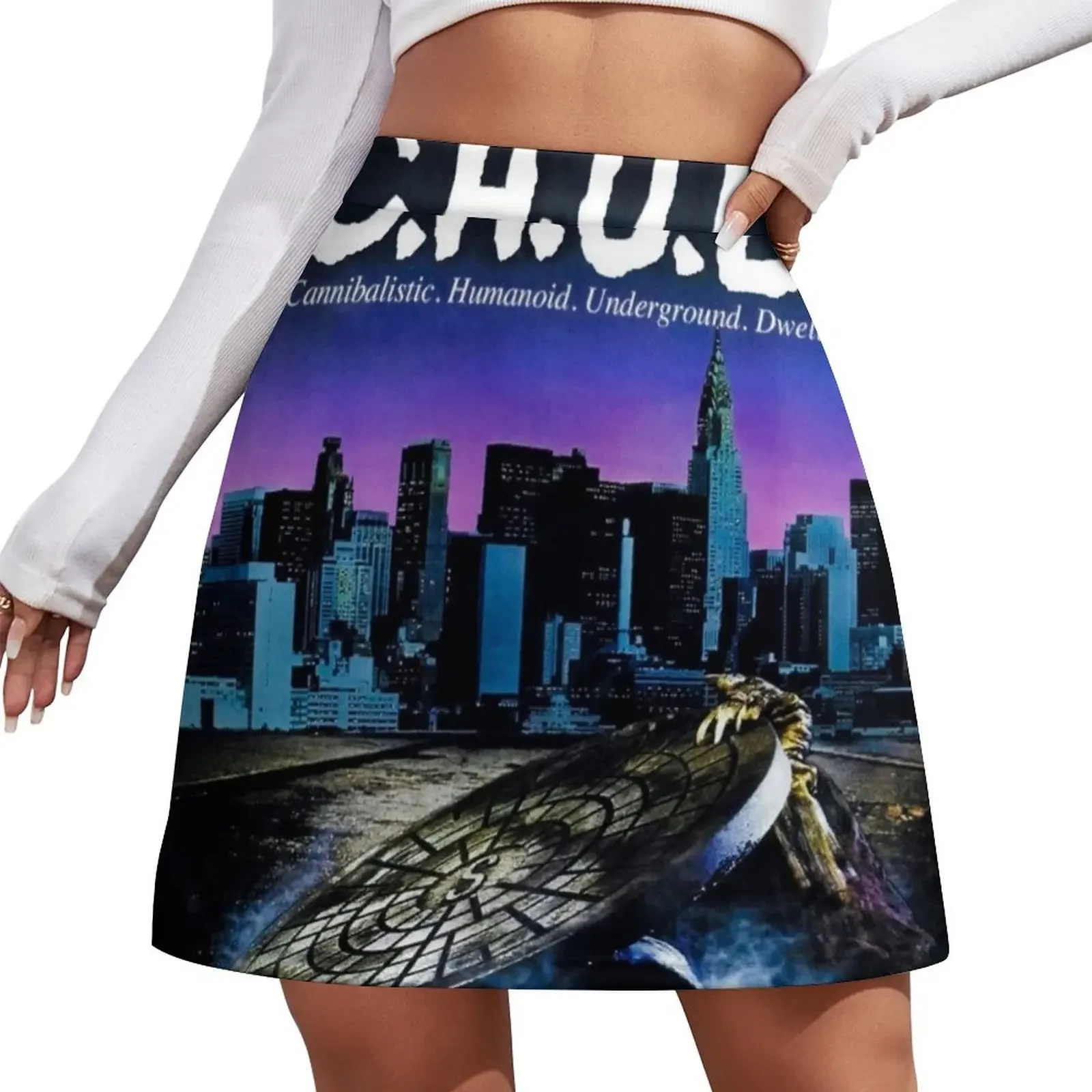 

C.H.U.D. Movie Poster Mini Skirt cute skirt Women clothing korean fashion Mini Skirt