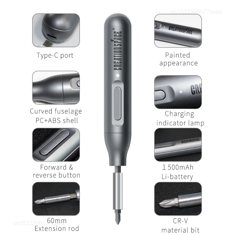 Xiaomi CREATIONSPACE CS2011A 2023 New Product Discount 1.8N.m Precision Electric Screwdriver Sets Recharge Cordless Power Tools