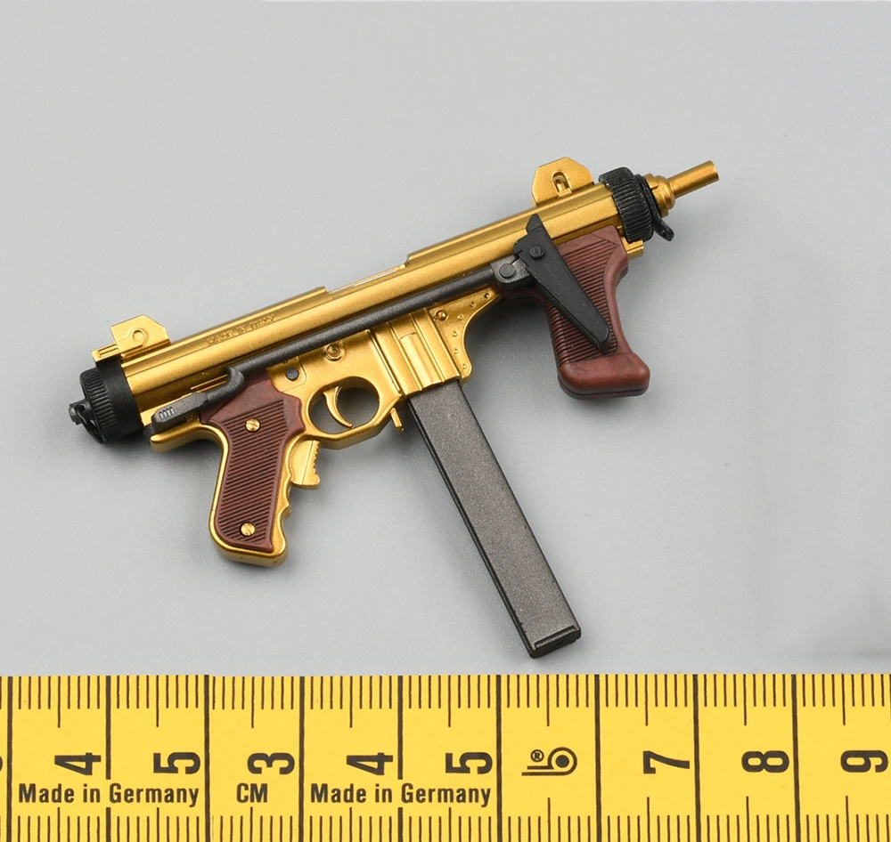 

1/6 DAMTOYS GK023 Gangsters Kingdom Diamond a Angelo Battle War Submachine Gun M93R PVC Material Can't Be Fired For Action Doll