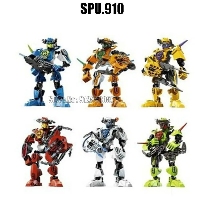 بطل مصنع Bionicle قناع من ضوء الجمجمة قناع المياه حجر الغابة النار روبوت المحارب الوحش اللبنات لعبة