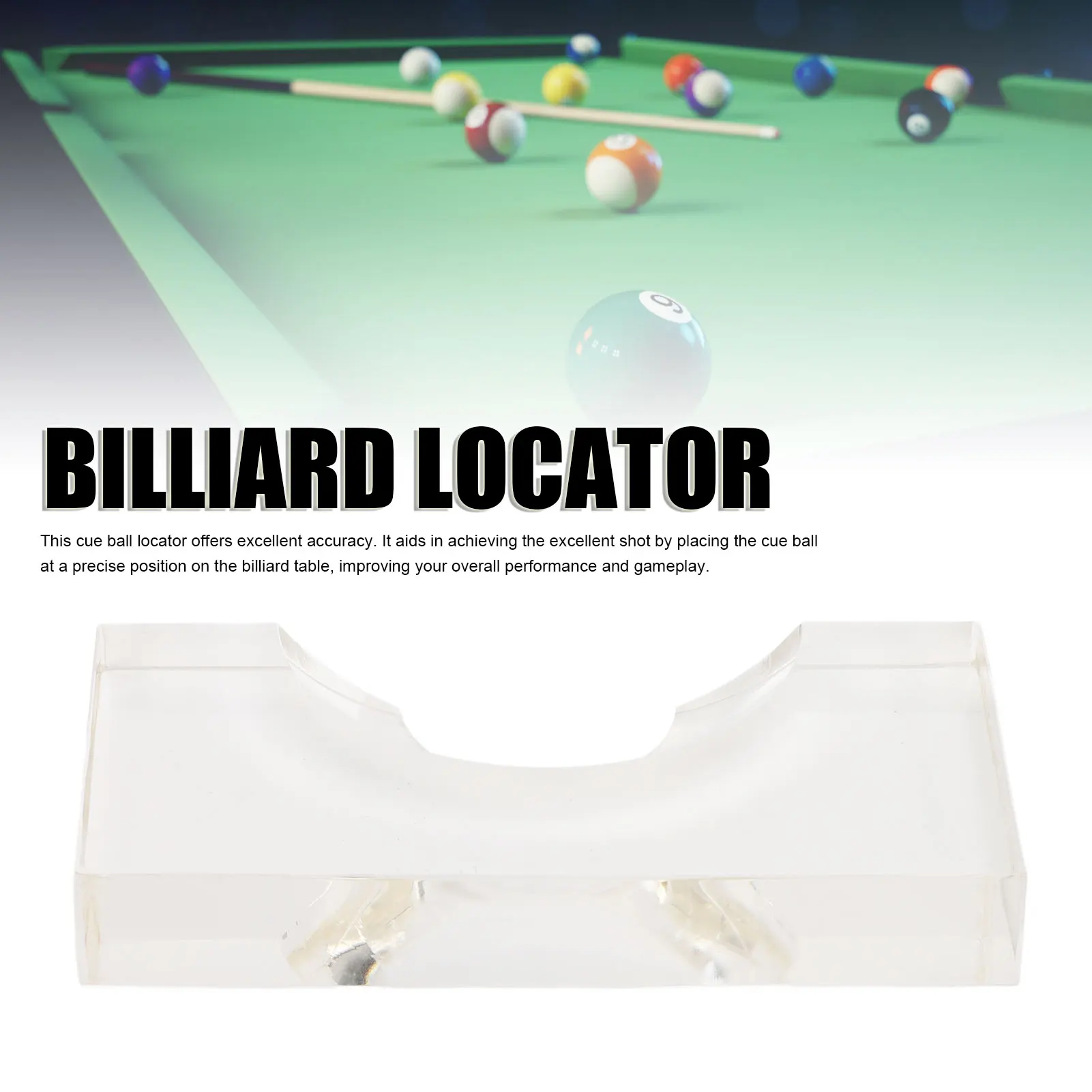 

Акриловый бильярдный локатор, прозрачный держатель для снукера, позиционный маркер для бильярдных шаров, для бильярдных шаров