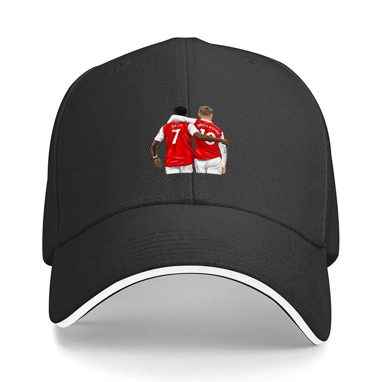 

Saka and Smith Rowe AFC Baseball Cap Hat Baseball Cap Rave dad hat Anime Hat Men Hats Women's