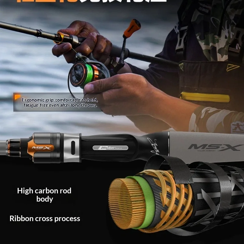 

Histar Musa Fushi Version Medium Fast Action Carbon Spinning Rod Heat Dissipation Corrosion Resistant Lightweight For Lure
