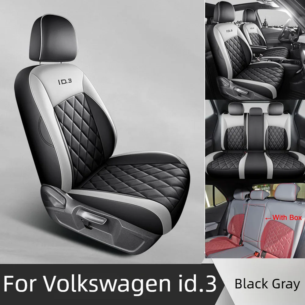 Nieuwe Autostoel Cover Voor Vw ID.3 2021 2022 2023 2024 2025 Custom Fit Seat Protector Alle Seizoen Volledig Omringd interieur Accessoire