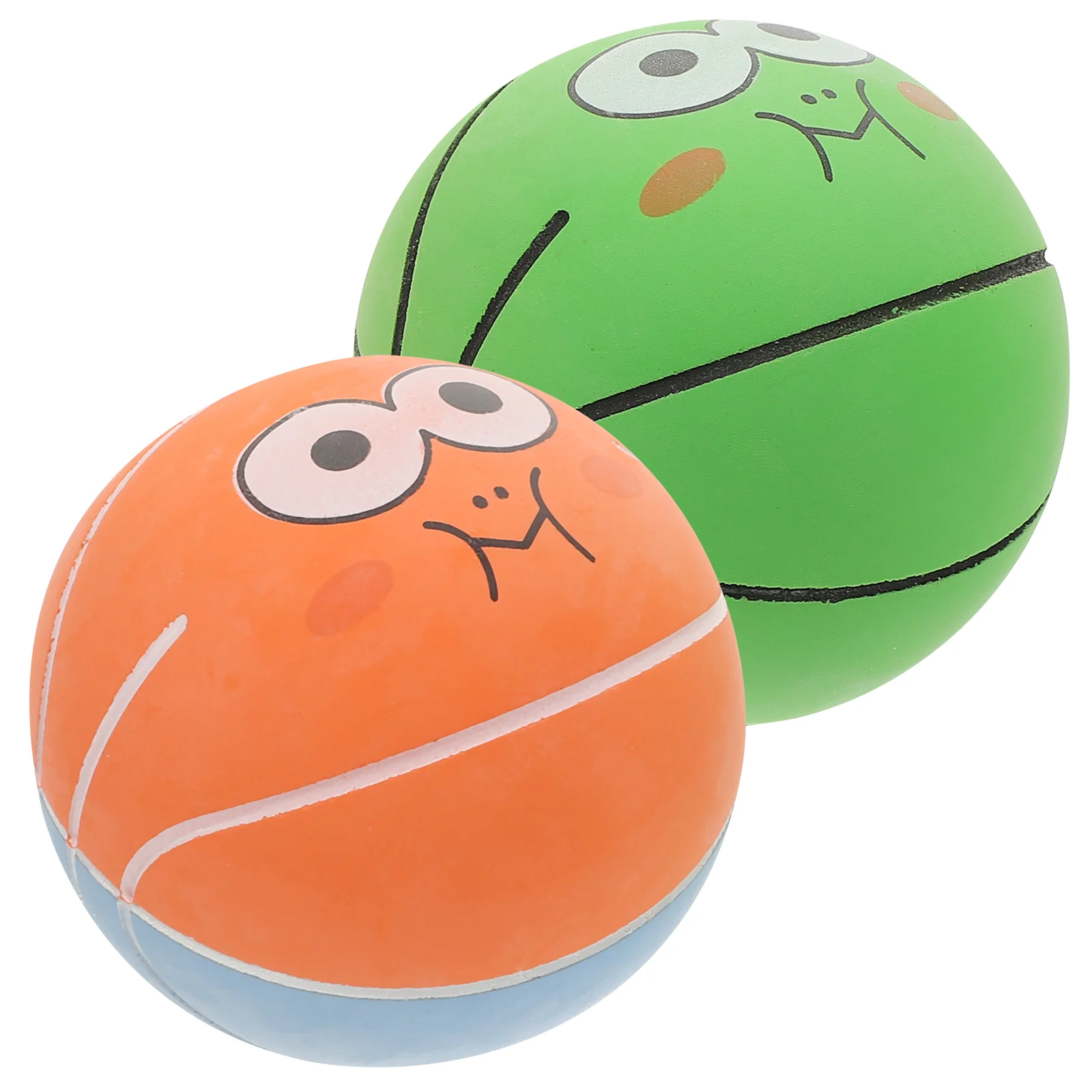 Mini Basketball Toy Colored Rubber Balls Funny Bounce Jumping Playthings Educational Children