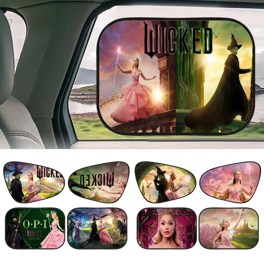 W-WickedS Movie Car Sun Shade UV Electrostatic Adsorption Car Window Sunshade Universal Auto Outdoor Sunscreen