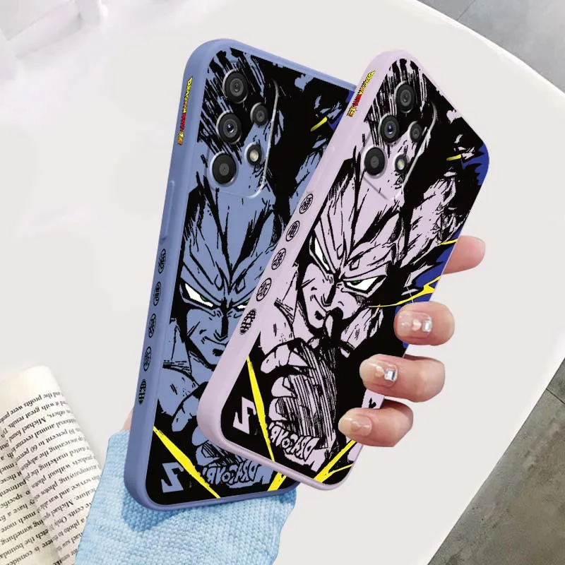 

Cartoon Warrior Dragon Figure For Samsung A33 A31 A25 A23 A22 A21s A15 A14 A13 A05 A13 A12 A04 5G Liquid Left Rope Phone Case